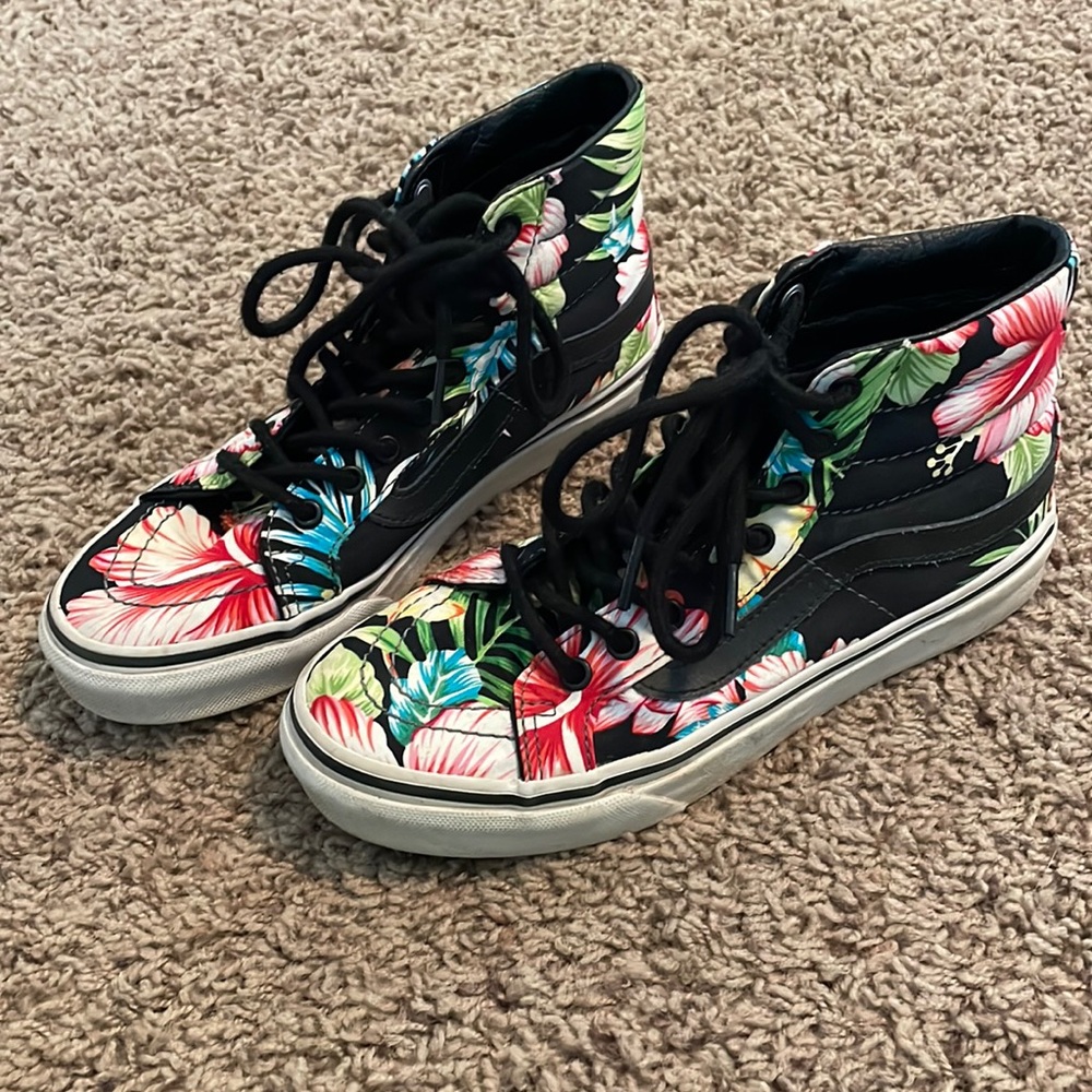 Vans Sk8 Hi Hawaiian floral